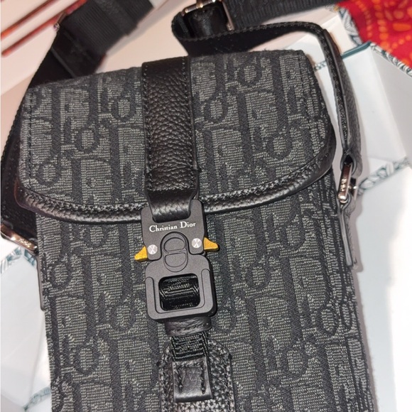 Christian Dior Black Monogram Crossbody Bag - Picture 1 of 1